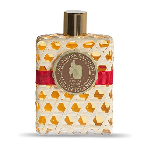 St Johns Bay Rum Cologne/Aftershave Lotion 8 Oz Splash VIP Sized. The Best Smelling Fragrance for Men. Handcrafted. Bay Leaf Oils Premium Spices in U.S.V.I. Popular Fragrance for Guys for 70 Years.