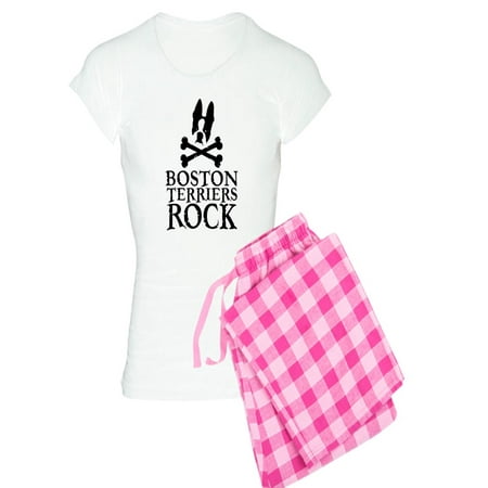 

CafePress - Boston Terriers Rock Women s Light Pyjamas - Women s Light Pajamas