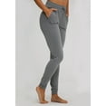 thumbnail image 3 of DEVOPS 2 Pack Women's Yoga Jogger Pants with Side Pocket Sweatpants (Medium, Navy/Heather Grey), 3 of 5