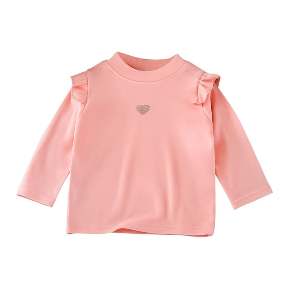 Children Boy Girl Heart Lover Print Loose Fit Boat Neck Outfits Sweatshirt for Child Long Sleeve Casual Thin Peplum Thermal Fall Winter 2026 Clothes Y2K