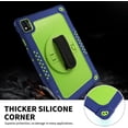 thumbnail image 3 of Mignova for TCL Tab Pro 5G Tablet Case for TCL TABMAX Tab Case Built in Kickstand Shoulder Hand Strap Shockproof Kids Friendly Case for Nokia T20/T21/Vastking KingPad M10 10.36 inch(Navy+Green), 3 of 6