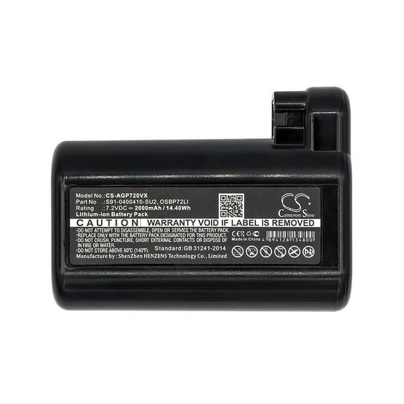 2000mAh Electrolux OSBP72LI25 Battery for 900277484 PI91-5SGM 900277264 Pure i9 900277252 ERV7200DB ERV5210IW RX9-2-4STN 9002772