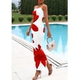 thumbnail image 3 of Vestido PRETTYGARDEN Floral Maxi con Tirantes Finos Blanco Talla L, 3 of 8