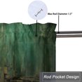 thumbnail image 5 of Rustic Barn Door Kitchen Window Curtain Valance Green Old Wooden Farmhouse Door Window Treatment Valance Curtains for Bathroom 54 by 18 in, 1 Panel, 5 of 6