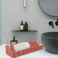 thumbnail image 4 of Fiudx Jabonera de Piano de Cola, Diseño de Secado Automático, Soporte de Gel de Sílice de Fácil Limpieza, Estructura Antideslizante, Ideal para Baño y Cocina, Solución Que Ahorra Espacio, Duradera y, 4 of 5