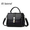 thumbnail image 1 of Negro Bolsa Mujer Impermeable Tote Crossbody Bandolera De Pu, 1 of 8