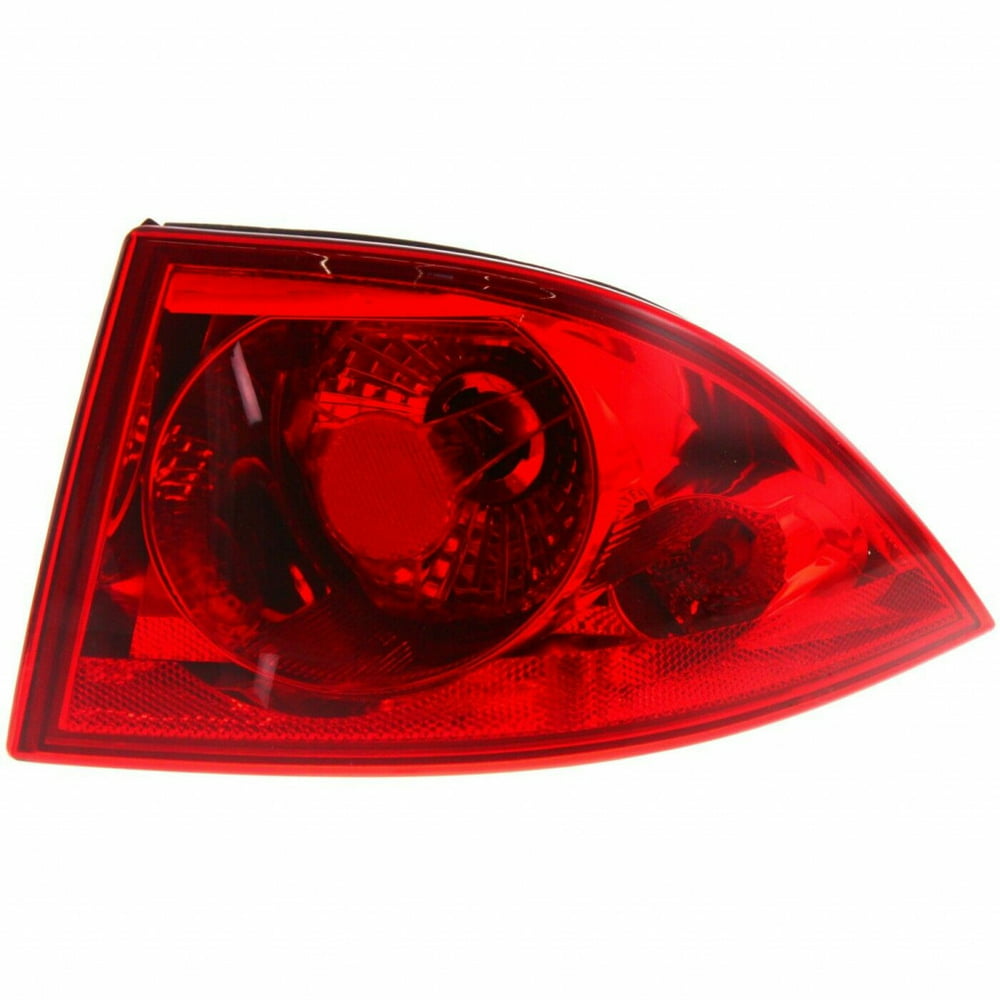 For Buick Lucerne Tail Light Assembly 2006-2011 Passenger Side w/ Bulbs DOT Certified For 2006 Buick Lucerne Tail Light Bulb Replacement