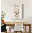 thumbnail image 3 of Cavepop Canvas Print Wall Art - No Drama Llama 18" x 24", 3 of 3
