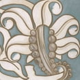 thumbnail image 2 of Vision Studio 15x15 Black Ornate Wood Framed with Double Matting Museum Art Print Titled - Ornamental Leaf IV, 2 of 4