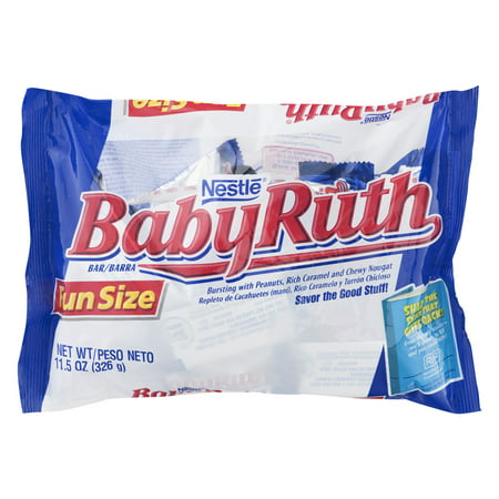 Nestle Baby Ruth Fun Size Bar, 11.5 OZ - Walmart.com
