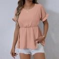thumbnail image 5 of Cilsoka Shirts for Women Graphic Tees Funny Fashion Tops for Women Dressy Summer Tunics for Women 2025 Cotton Plus Size Blouses for Women Dressy Casual My Orders Placed, 5 of 6