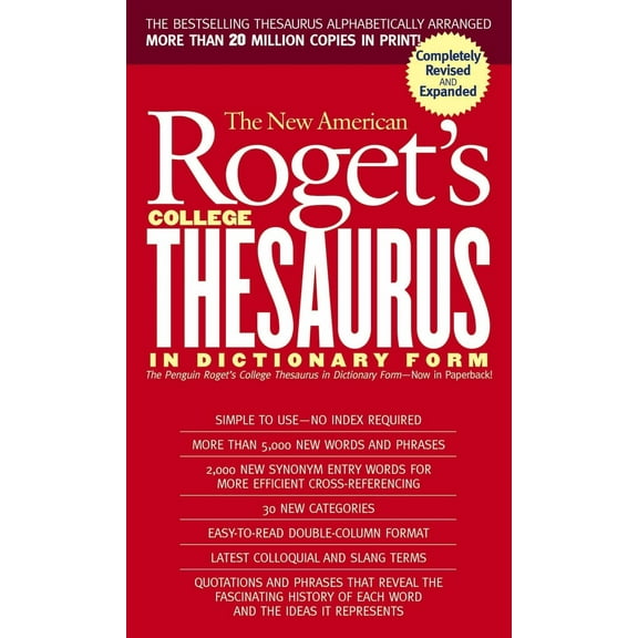 Pre-Owned New American Roget's College Thesaurus in Dictionary Form (Revised & Updated) (Mass Market Paperback) 0451207165 9780451207166