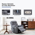 thumbnail image 2 of Danrelax Electric Power Lift Chair Recliner Sofa for Elderly with Vibration Massage and Lumbar Heated, 2 Side Pockets and Cup Holders, USB Ports, Convenient Remote Control, 2 of 8