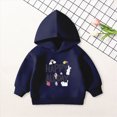 thumbnail image 2 of KPOPLK Boys Hoodies 1T 2T 3T 4T Fashion Casual Long Sleeve Winter Thick Sweatshirt with Pockets Fall Outfits Pullover Tops Navy Size 2-3 Years, 2 of 7