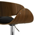 thumbnail image 3 of Simpli Home Amery Adjustable Swivel Bar Stool In Black Vegan Faux Leather, 3 of 12