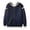 Navy, variant on Girls Zip-Up Hoodies Cute Lace Trim Sweatshirt Jackets Back to School Toddler Teen Long Sleeve Casual Outerwear