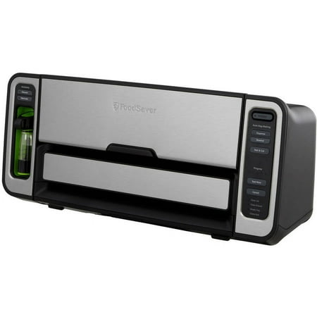 FoodSaver - 2-In-1 Automatic Bag-Making Vacuum Sealing System - Silver/Black