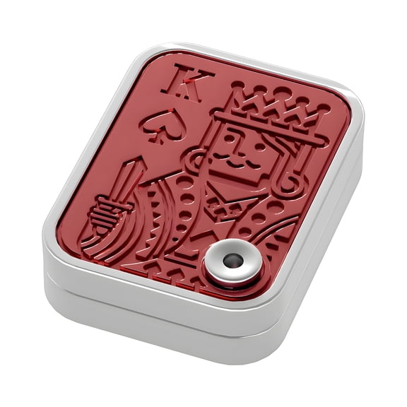 CYFW Fidget SliderRotating Slider Fidget ToysMetal Sensory Fidget ToysPortable Fidget Toys for AutismTensionAnxietyRed