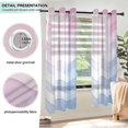 thumbnail image 3 of Yayeee Window Curtains Set of 2 for Living Room Light Filtering 63"x42", Light Blue Gradient, 3 of 7