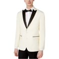 thumbnail image 2 of Ryan Seacrest Mens Dinner Two Button Blazer Jacket, Off-White, 40 Long, 2 of 2