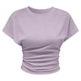 thumbnail image 5 of MAIHAN Women Tshirts Cotton Summer Tops 2026 Spring Trendy Casual Solid Color Flowy Tops Summer Baggy Tops Spring Clothes Trendy Outfit, 5 of 5