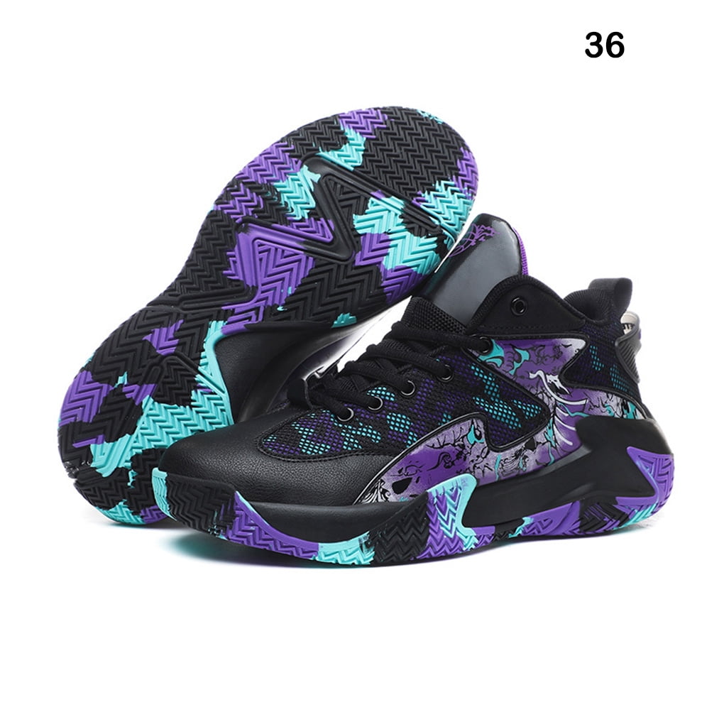 Nike basketball shoes violet best sale