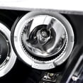 thumbnail image 6 of Spec-D Tuning Black Twin Halo Projector Headlights Compatible with 2010-2014 Ford Mustang, Left + Right Pair Headlamps Assembly, 6 of 7