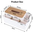 thumbnail image 3 of Caja de almacenamiento multifuncional CHAO organizador de escritorio madera desmontable, 3 of 5