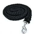 thumbnail image 4 of Correa trenzada negra para perro, hilos de polipropileno, cuerda de tracción canina grande, 4 of 5