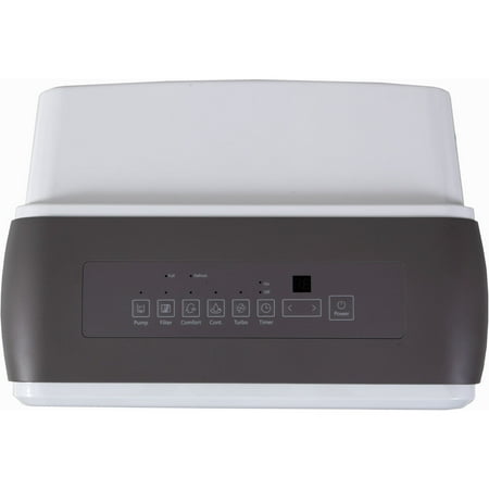 Keystone - 50 Pint Dehumidifier | LED Display | 24H Timer | Auto Shut-Off | Auto-Restart | For Rooms up to 4,500 Sq. Ft - White