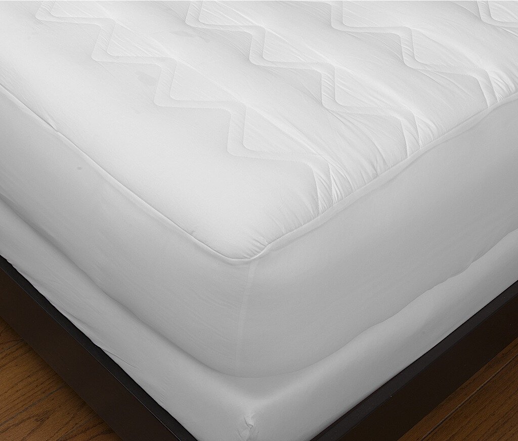 Warm Things Home 500 Thread Count Mattress Pad White / Queen