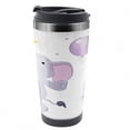 thumbnail image 1 of Nursery Travel Mug, Happy Animal Balloons, Steel Thermal Cup, 16 oz, by Ambesonne, 1 of 2