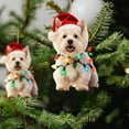 thumbnail image 5 of 2D Christmas Ornament Dog Hanging Decorations for Dog Lovers Colorful Acrylic Christmas Tree Ornaments Holiday Home Decorations Gift for Family Friends Christmas Decor, 5 of 6