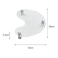 thumbnail image 4 of Acrylic Storage Tray Nordic Organizer Ornaments Decorative Clear Table Plate Sturdy for Home Drawer Breakfast Dessert Sundries Meniscus, 4 of 8