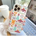 thumbnail image 3 of ¡Protege tu iPhone con estilo con un divertido protector de teléfono plateado mate de doble capa con diseño de dibujos animados!, 3 of 3