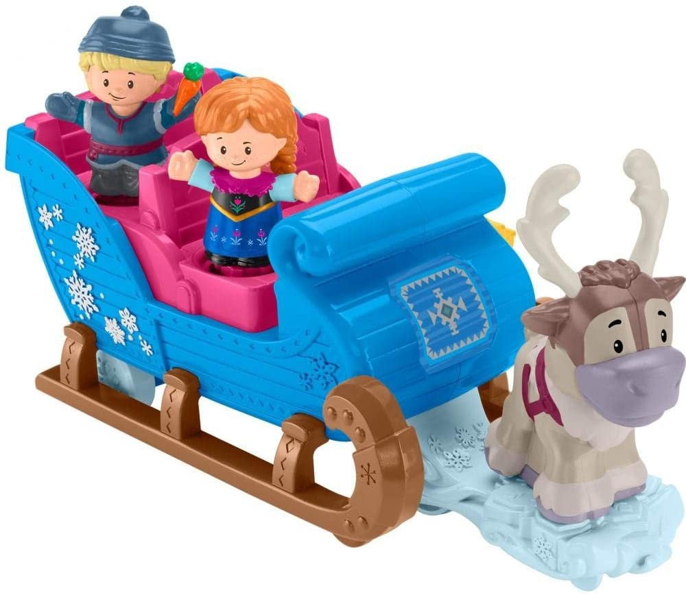 Little People Disney Frozen Kristoff's Sleigh Ride with Anna & Sven NIB/Sealed 