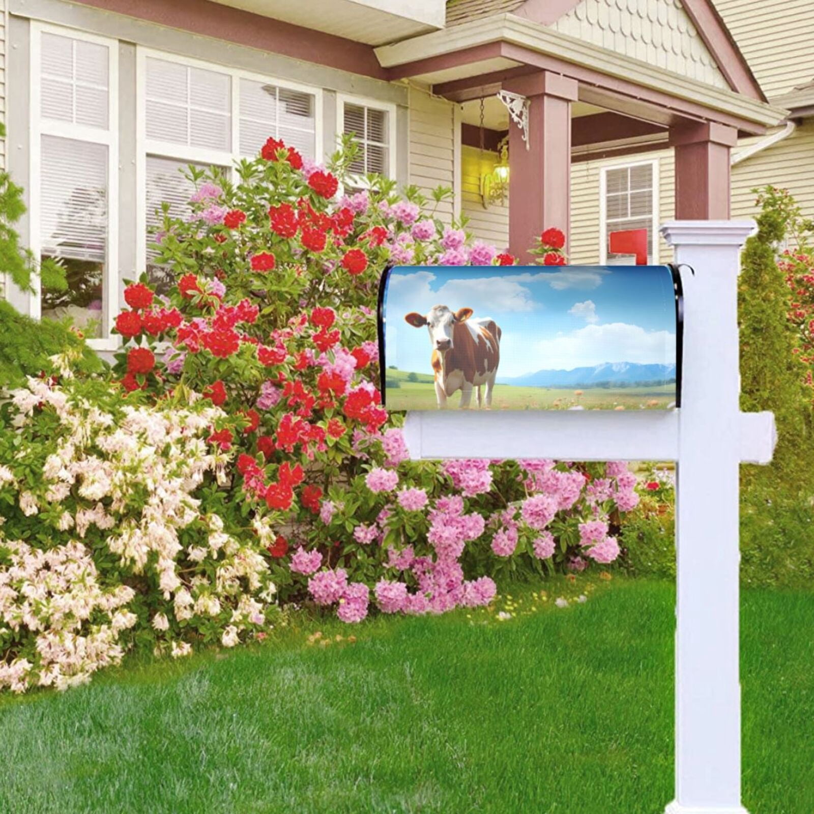 Kdxio Magnetic Mailbox Cover 21x18 in Mailbox Cover Outdoor Decoration Holiday Mailbox Covers for Home Garden Yard-21x18 in
