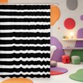 thumbnail image 2 of Erosebridal Mid-Century Lines Shower Curtain 72Wx72L,Aesthetic Abstract Stripes Bathroom Curtain, 2 of 5