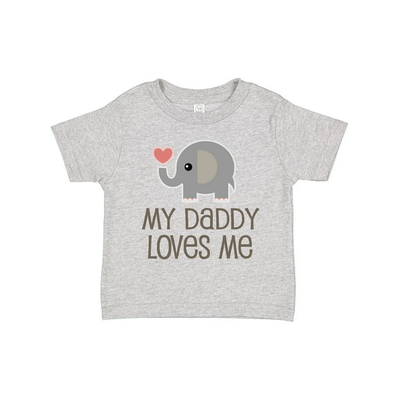 Inktastic My Daddy Loves Me Boys or Girls Toddler T-Shirt