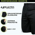 thumbnail image 5 of Mens Athletic Running Shorts Dry Fit Active Shorts with Zippered Pockets 5 Pack, 5 of 7