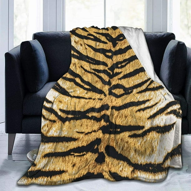 Fuzzy Animal Print Blankets