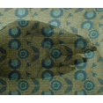 thumbnail image 4 of oneOone Viscose Chiffon Fabric Leaves & Floral Block Print Fabric BTY 42 Inch Wide, 4 of 4