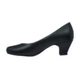 thumbnail image 3 of Zapatilla Formal Tacón Bajo Para Mujer Tipo Piel Negro negro 25 Incógnita 109D18, 3 of 7