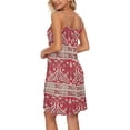 thumbnail image 3 of OutfitShow Women Summer Spaghetti Strap V-Neck Loose Beach Cover Up Dress with Pockets Sleeveless, 3 of 5