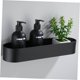 thumbnail image 5 of unbranded Aluminum Storage Holder Negro Para Y Cocina Con Fuerte Adhesivo Y Drenaje, 5 of 8