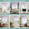 thumbnail image 6 of Tie Up Curtains for Windows Purple Leaves Valance Adjustable Balloon Curtain Farmhouses Leaf Branches Tie Up Shades for Kitchen Living Room Bedroom Privacy Curtain Drape 34x45 Inch, 6 of 9