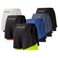 thumbnail image 2 of Pantalones cortos para correr para hombre, pantalones cortos negros de doble capa de secado rápido para Fitness, nuevos pantalones cortos deportivos para entrenamiento y culturismo, 2 of 4