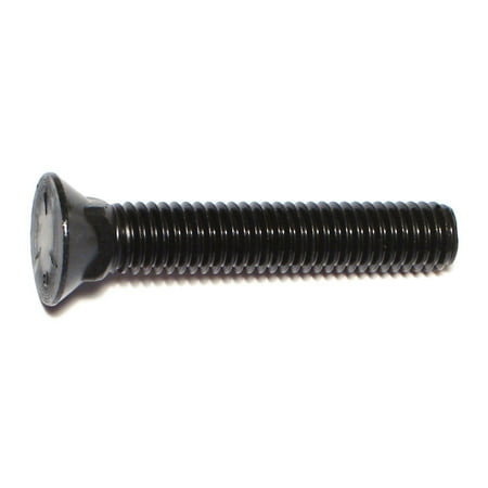 

7/16 -14 x 2-1/2 Plain Grade 5 Steel Coarse Thread Flat Head Plow Bolts PBS5-152