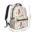 thumbnail image 2 of Disketp Cute Little Animals Mochila Estampada para Hombre y Mujer – Mochila Ligera Clásica con Múltiples Bolsillos para Universidad, Trabajo y Viajes-One Size, 2 of 5