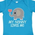 thumbnail image 4 of Inktastic My Nanny Loves Me Grandchild Boys or Girls Baby Bodysuit, 4 of 5